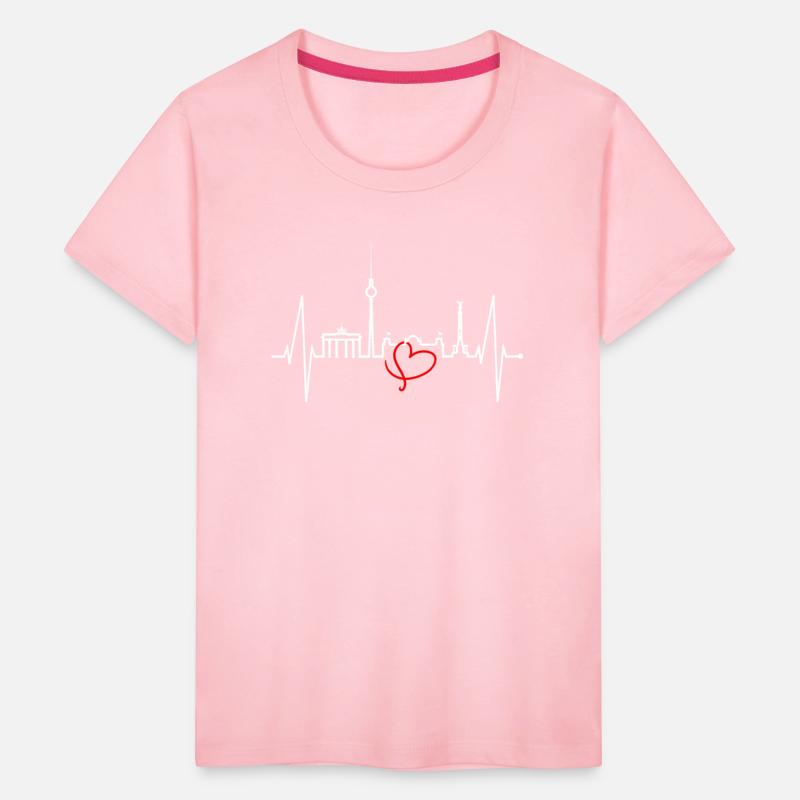 Berlin Skyline Heartbeat Germany Fan I Love Berlin