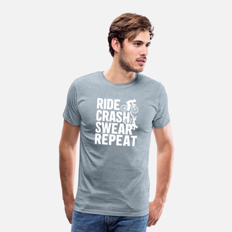 Bike Cycling Lover Crash Repeat Bicycle Cyclist