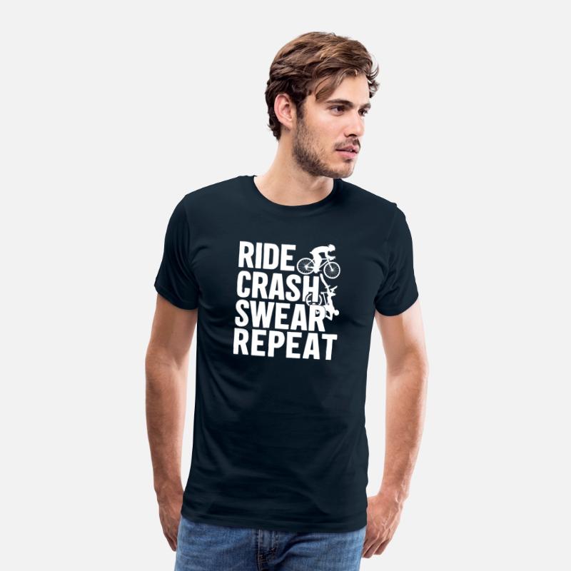 Bike Cycling Lover Crash Repeat Bicycle Cyclist