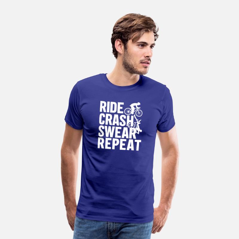 Bike Cycling Lover Crash Repeat Bicycle Cyclist