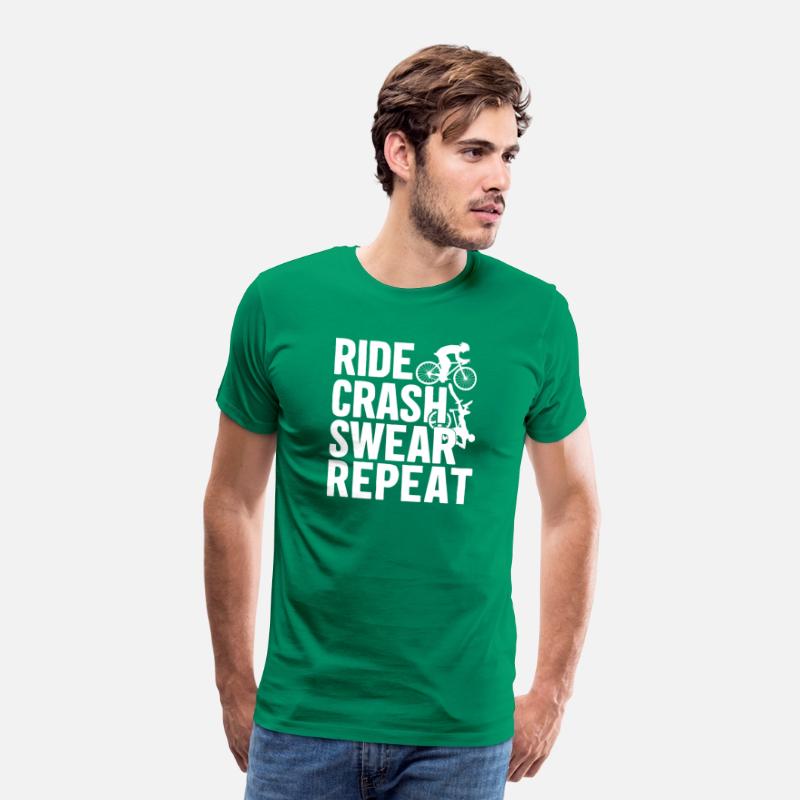 Bike Cycling Lover Crash Repeat Bicycle Cyclist
