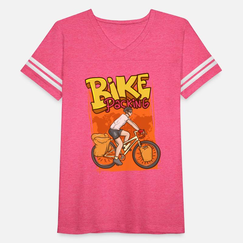 bike packing.bicycle tour adventure with panier