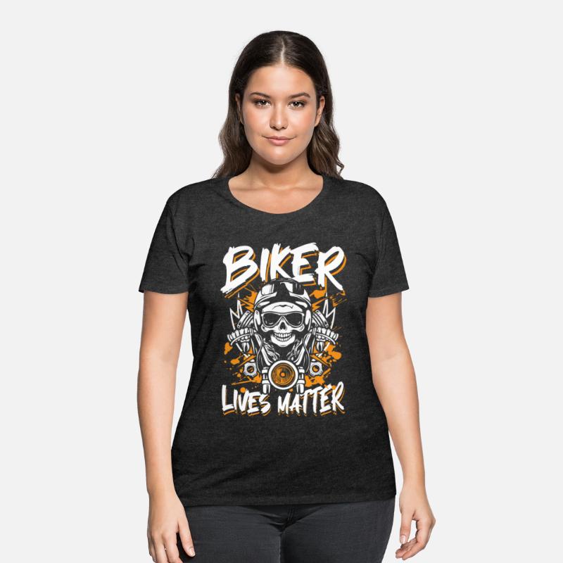 Biker lives matter | skull motorcycle rider