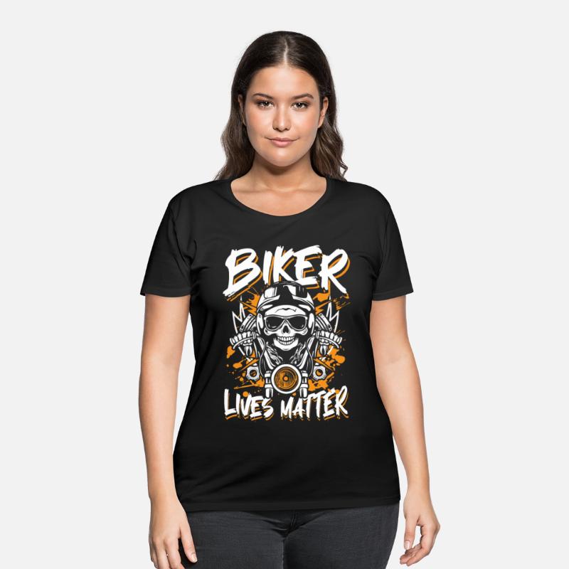 Biker lives matter | skull motorcycle rider