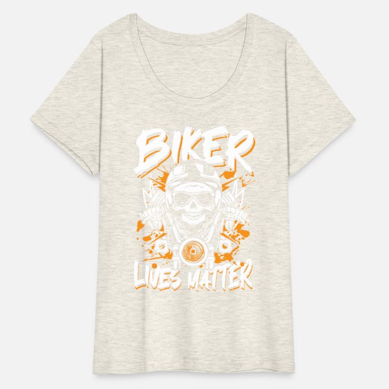 Biker lives matter | skull motorcycle rider