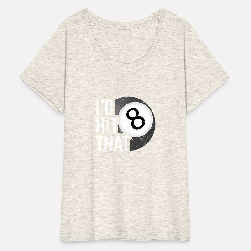 Billiards I'D Hit That Pool Balls Player 8 Eight B