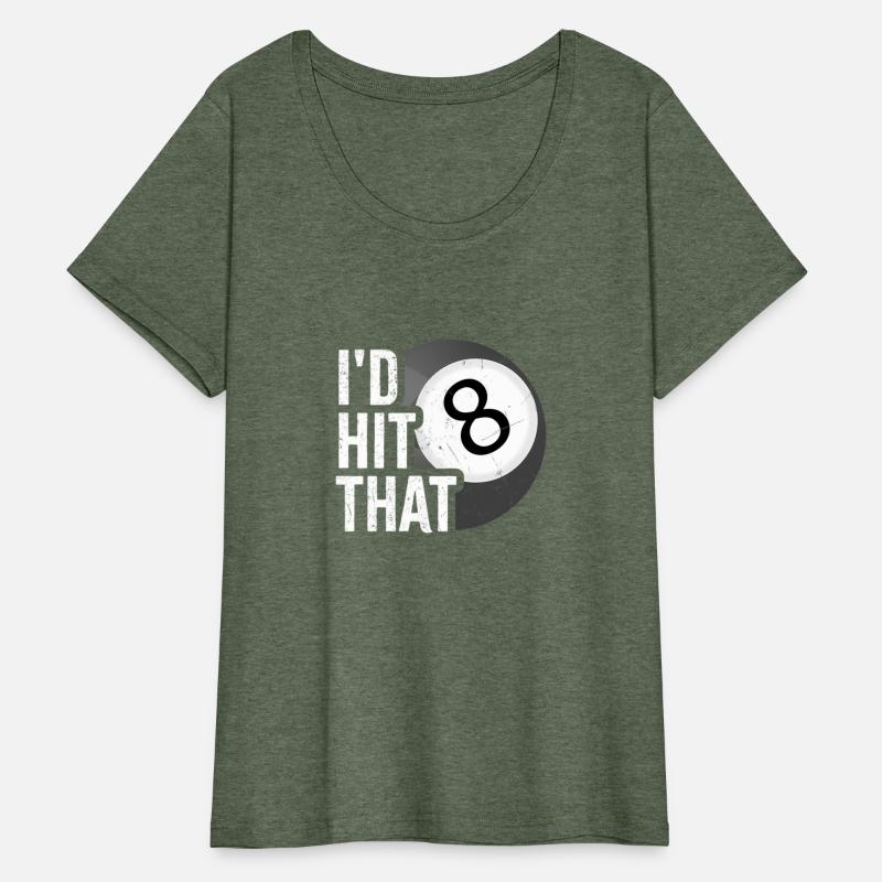 Billiards I'D Hit That Pool Balls Player 8 Eight B