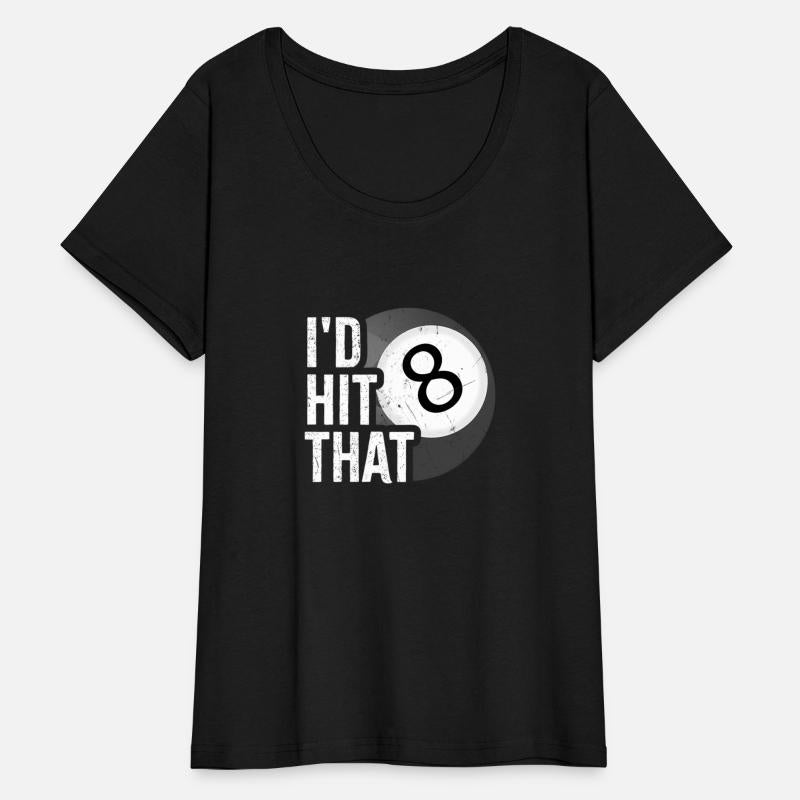 Billiards I'D Hit That Pool Balls Player 8 Eight B