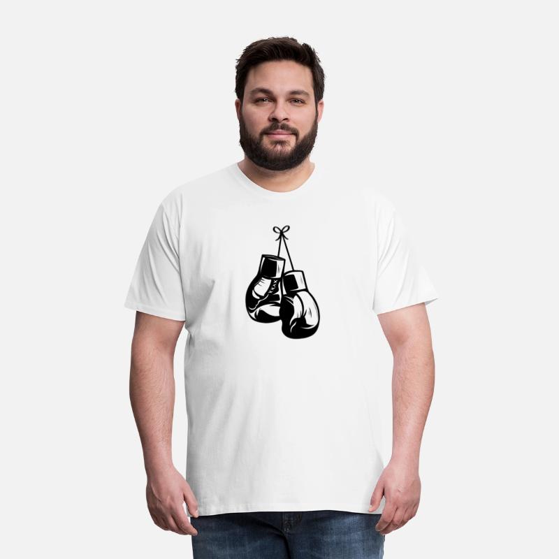 Black Hanging Boxing Gloves