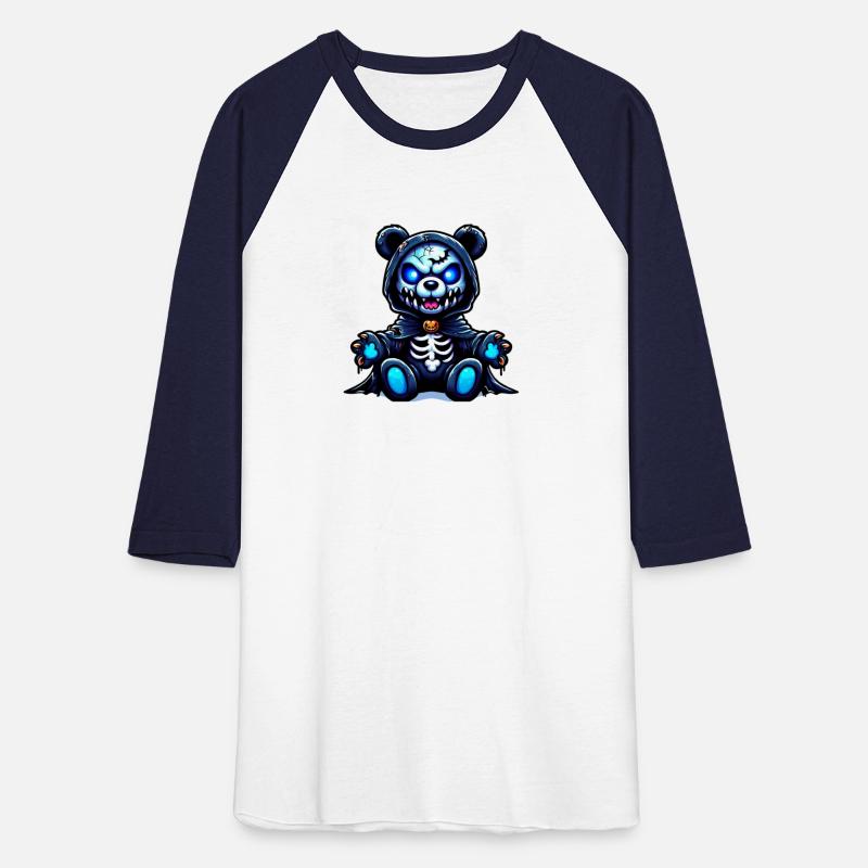 Blue Halloween Scary Teddy Bear