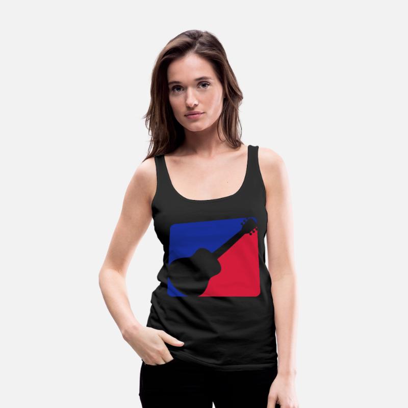 Blue Red Guitarist Playing