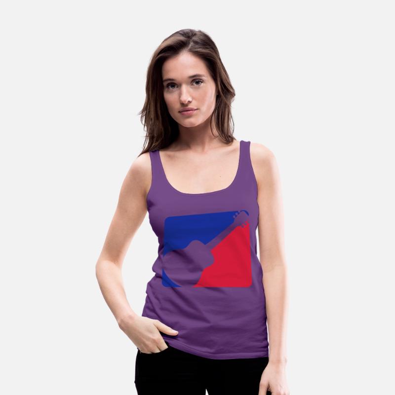 Blue Red Guitarist Playing