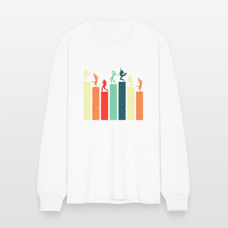 Break dancing Bboy poses Retro Vintage Hip Hop