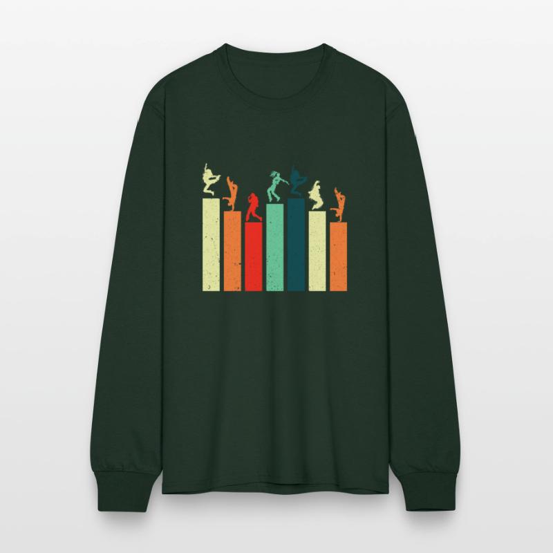 Break dancing Bboy poses Retro Vintage Hip Hop