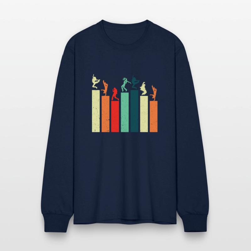 Break dancing Bboy poses Retro Vintage Hip Hop