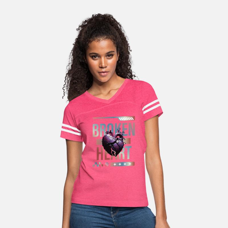 "broken heart" design
