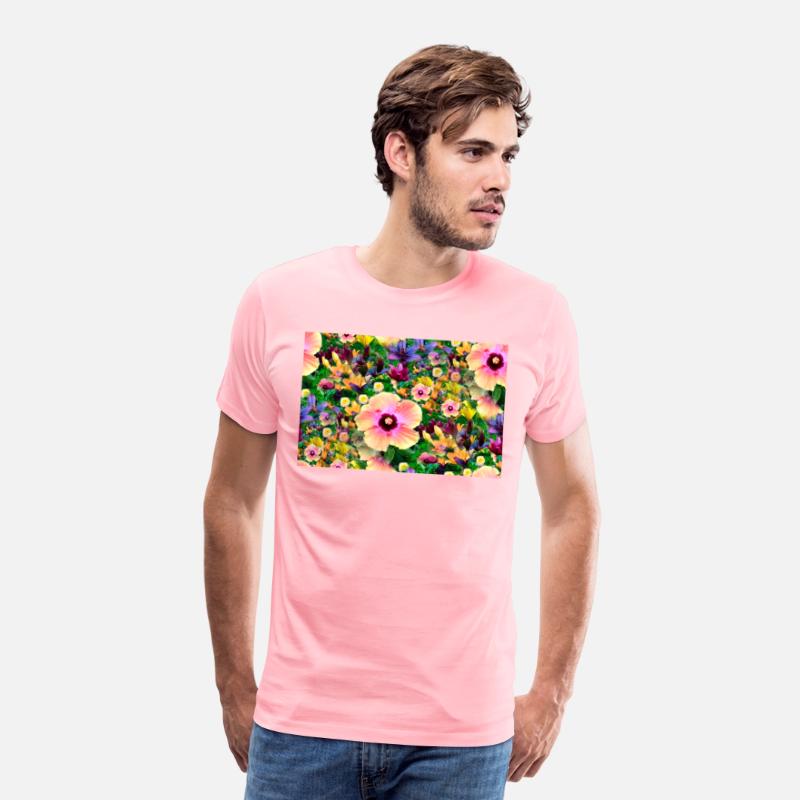 Brushed Colorful Flower Garden Variety