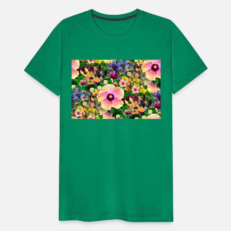 Brushed Colorful Flower Garden Variety