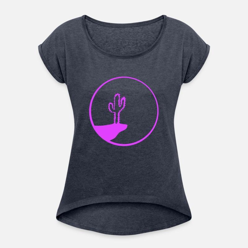 Cactus Moon Evening Mountain Cliff Night Round Sun