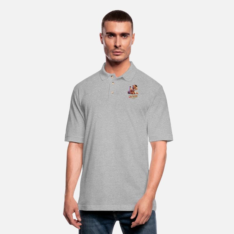 camel mom next to her little son