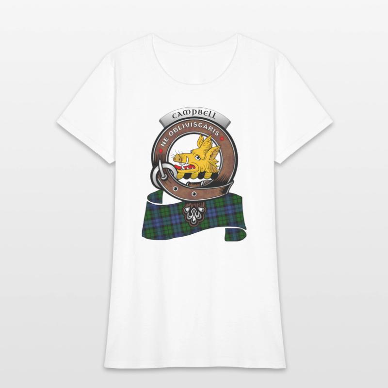 Campbell Scottish Clan Badge Tartan
