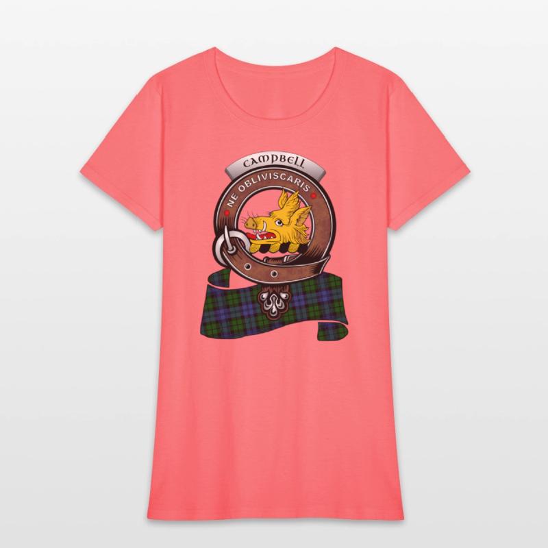 Campbell Scottish Clan Badge Tartan