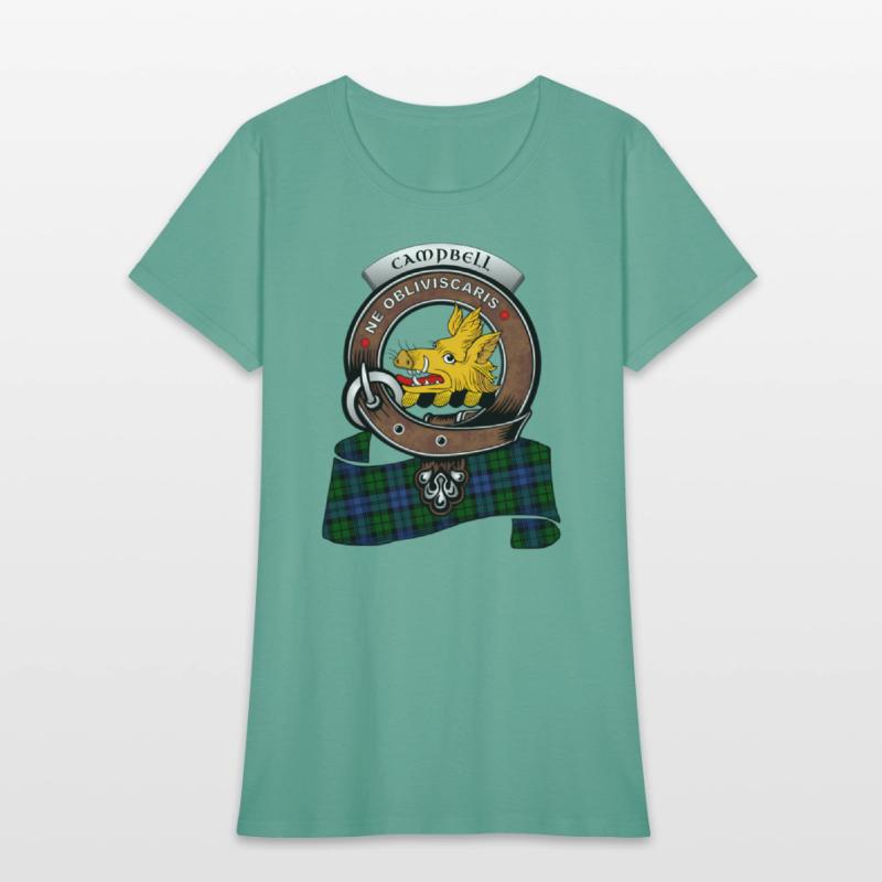 Campbell Scottish Clan Badge Tartan