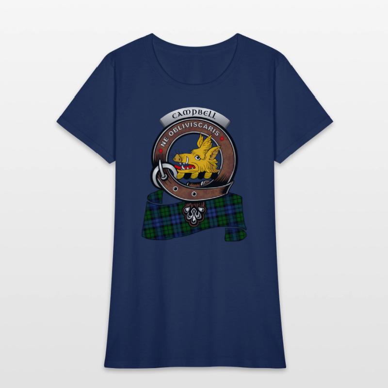 Campbell Scottish Clan Badge Tartan