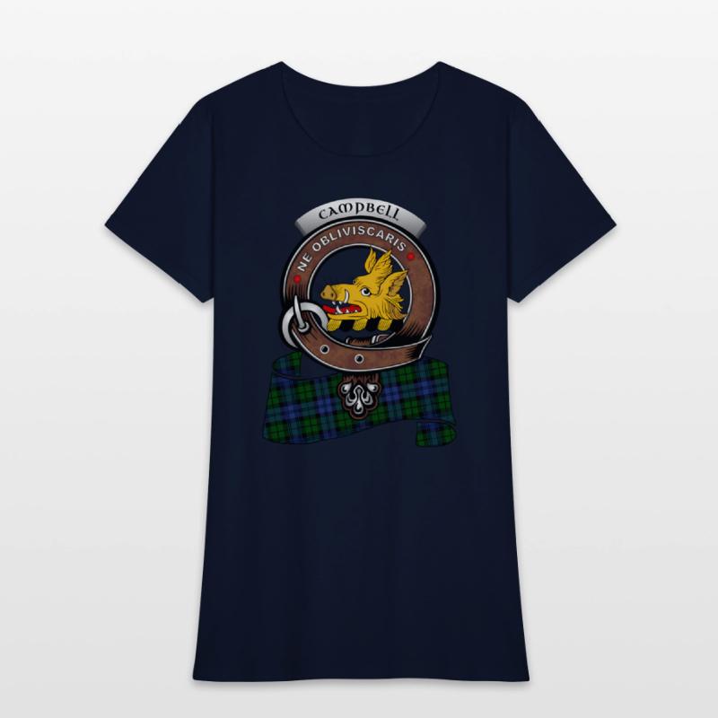 Campbell Scottish Clan Badge Tartan