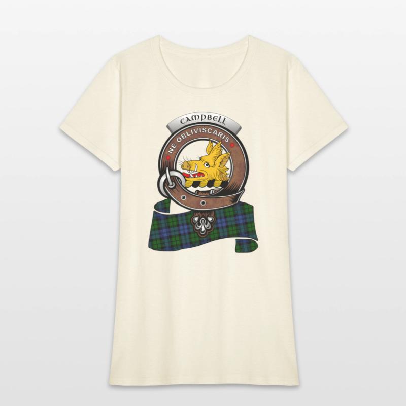 Campbell Scottish Clan Badge Tartan