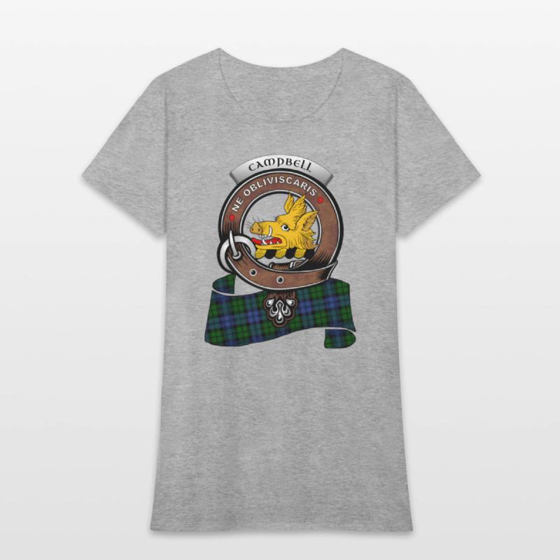 Campbell Scottish Clan Badge Tartan