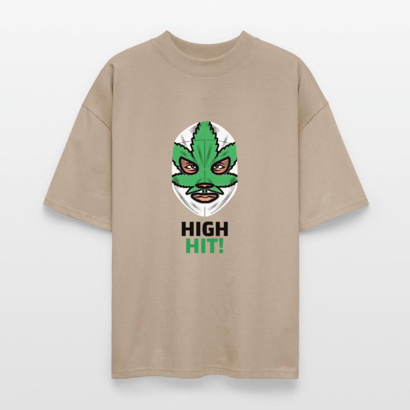 Cannabis Luchador Mask Pop Art Illustration