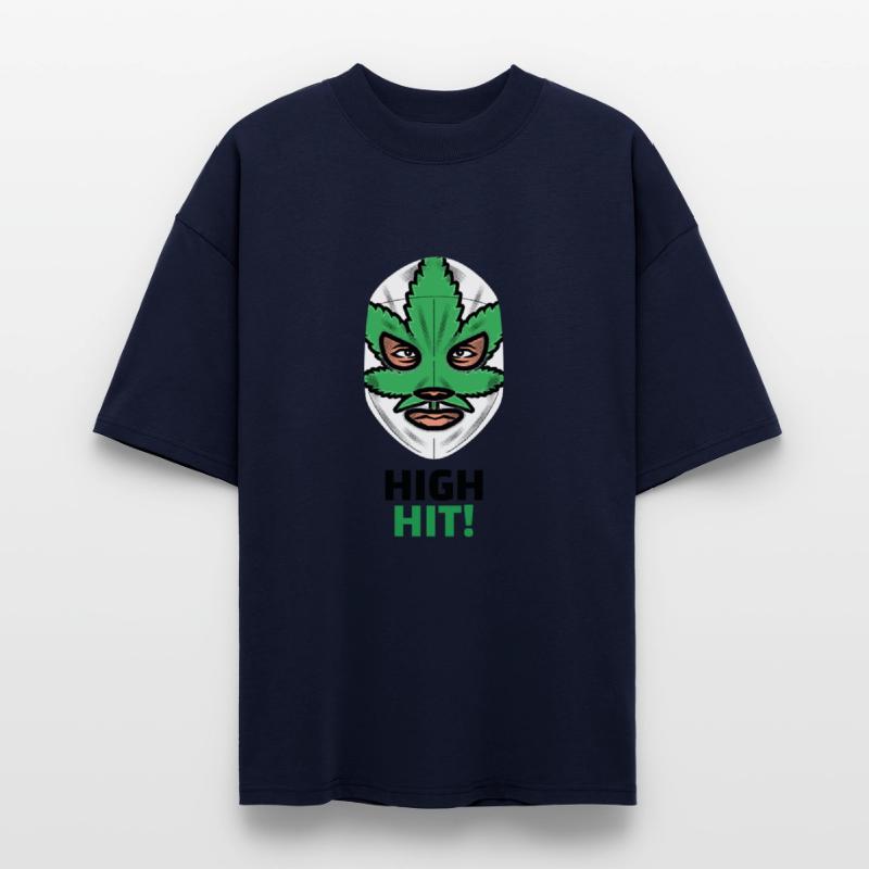 Cannabis Luchador Mask Pop Art Illustration