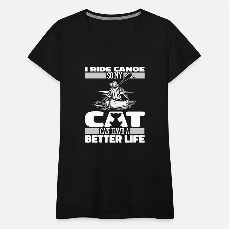 Canoe Canoeing Canoeist Cat