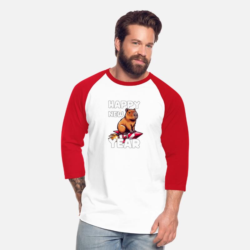 Capybara on New Year's Eve rocket