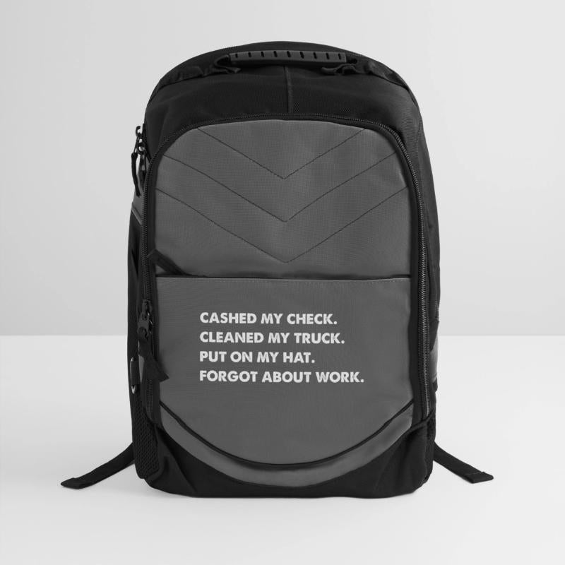 Cashed My Check Cleaned My Truck. Put On My Hat