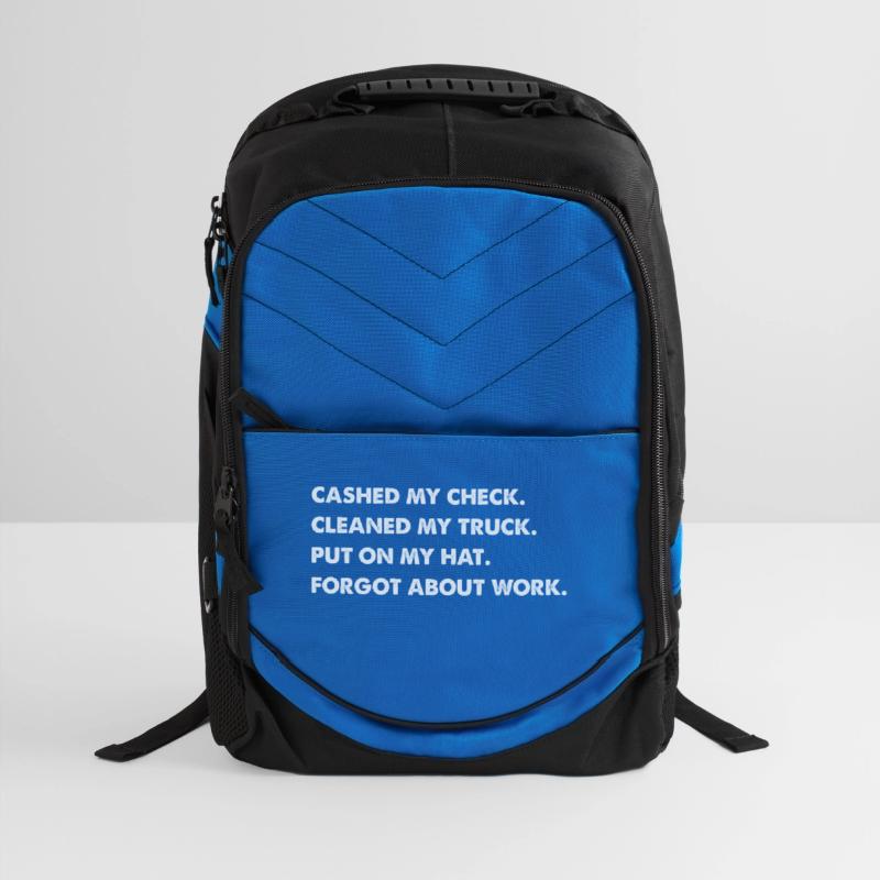 Cashed My Check Cleaned My Truck. Put On My Hat