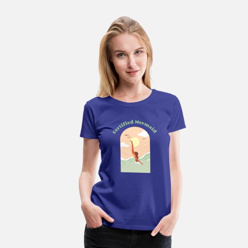 Certified Mermaid Scuba Diving Tshirt