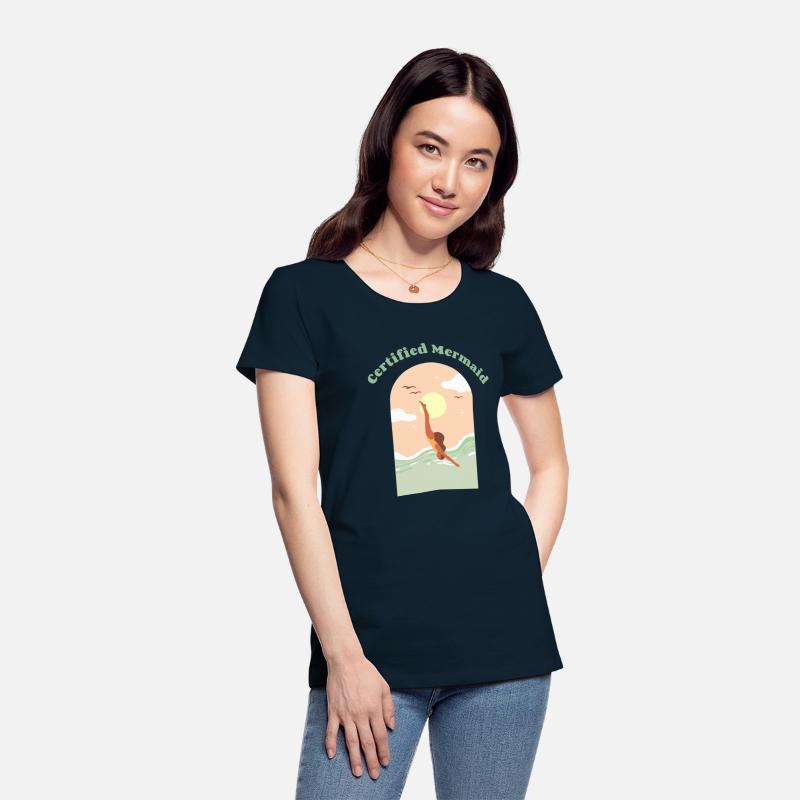 Certified Mermaid Scuba Diving Tshirt