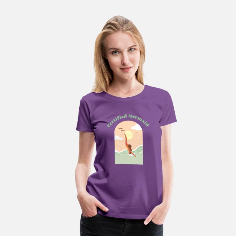 Certified Mermaid Scuba Diving Tshirt