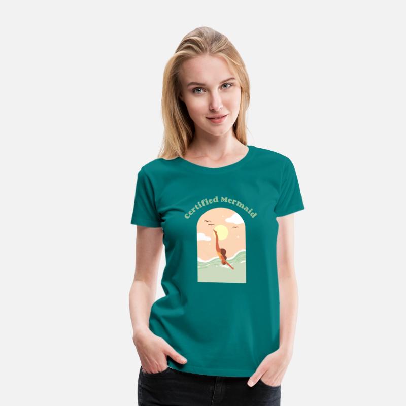 Certified Mermaid Scuba Diving Tshirt
