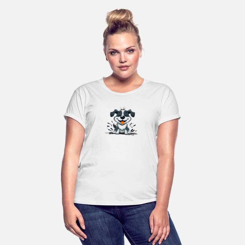 Cheerful Cartoon funny Dog Character