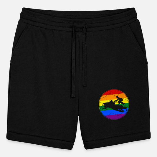 Snowmobile LGBT Rainbow Snowmobiling Ride