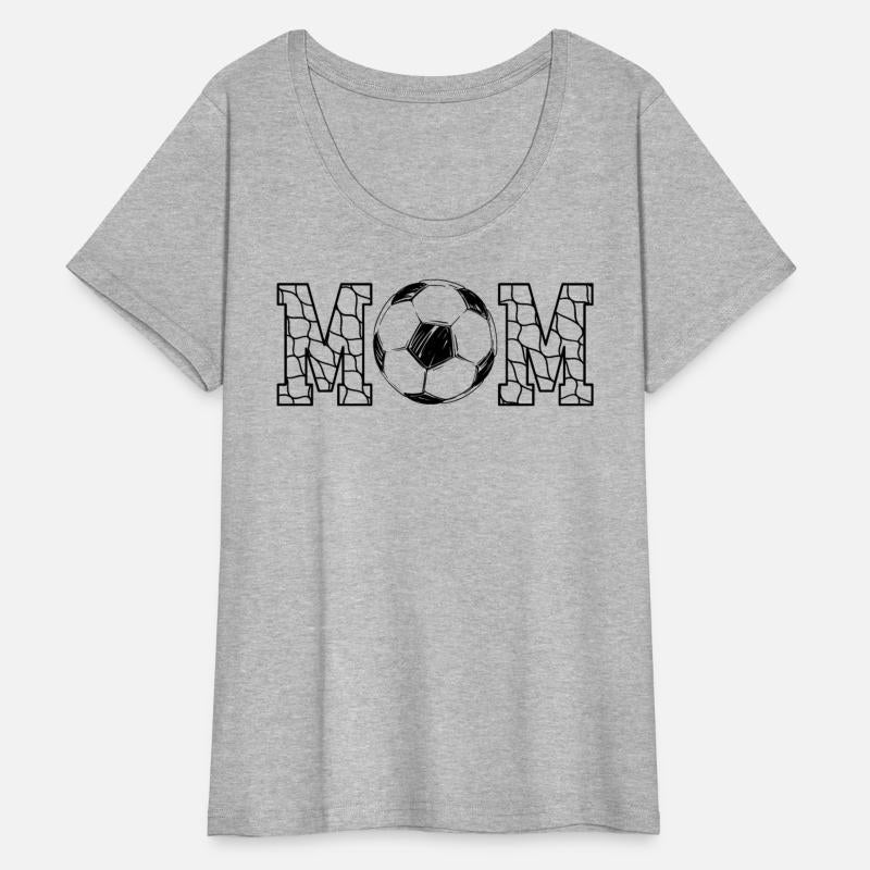 Soccer ball and net mom black Gift