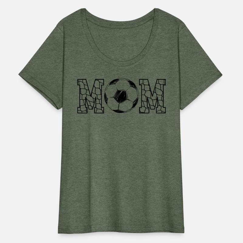 Soccer ball and net mom black Gift