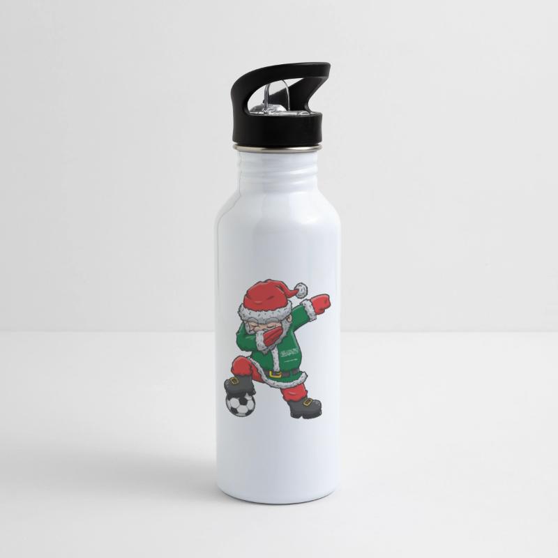 Soccer Boy Dabbing Santa Christmas Jersey Saudi