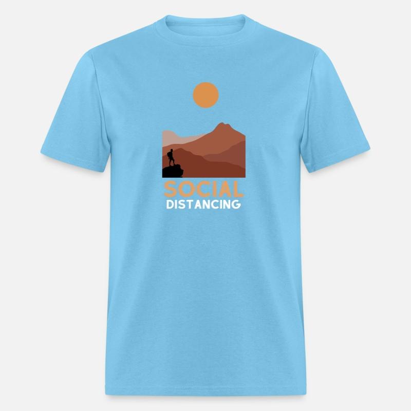 Social distancing hiker