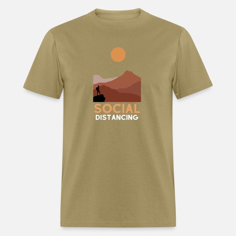 Social distancing hiker