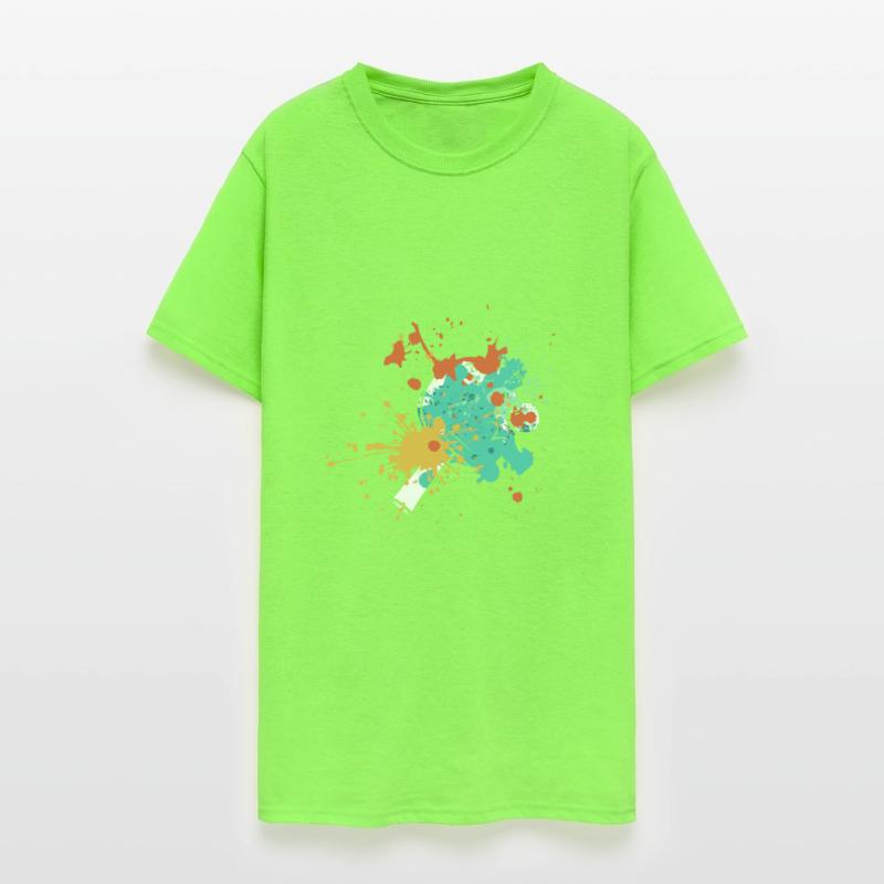 Splash Art Table Tennis Player Girl