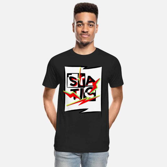 Static design in typoghraphy art style